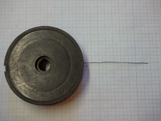 Проволока диаметр 1,0мм пломбировочная двухжильная СПИРАЛЬ стальная