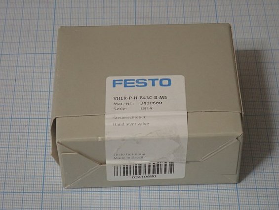 Распределитель ручной FESTO VHER-P-H-B43C-B-M5 3410680 L814 0-10bar