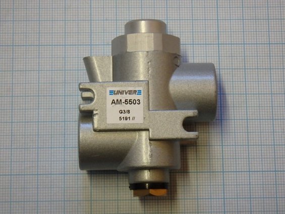 Пневмоклапан блокирующий UNIVER AM-5503 am5503 G3/8 D9.5mm blocking valve