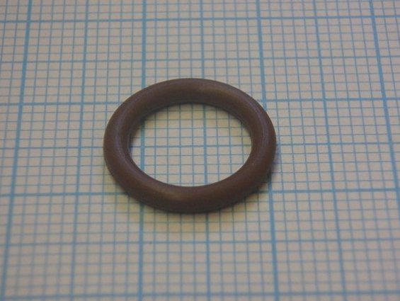 Кольцо 10.0-2.0 fpm viton din3771 цвет коричневый резиновое уплотнительное круглого сечения