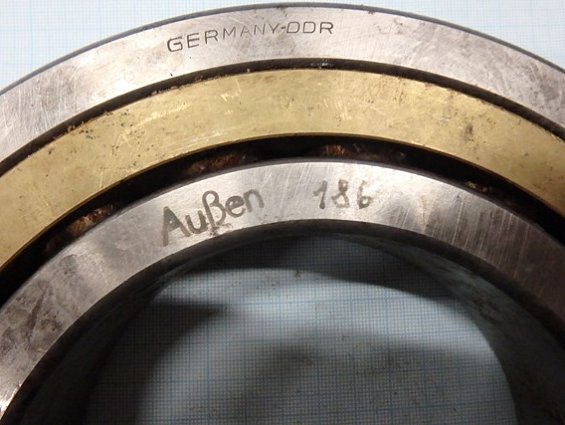 Подшипник DKF Q224 AuBen WT63 GERMANY-DDR потеря товарного вида