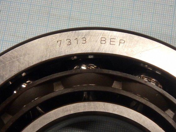 Подшипник 7313 BEP Т SKF AUSTRIA шариковый упорно-радиальный однорядный с пластиковым сепаратором