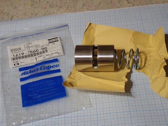 Ремкомплект термостата Atlas Copco 1619-7560-00 Termostat Valve Kit