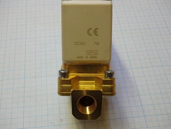 Клапан SMC VXZ232AGA 2/2-ходовой DC24V 7W 0.7MPa 10mm электромагнитныйй для воды и воздуха Ду10 G1/4