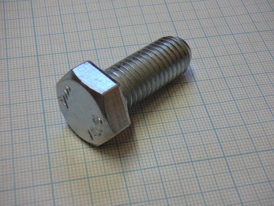 Болт М14х35 оц zn 10.9 DIN933 ГОСТ7798-70 ГОСТ7805-70 из оцинкованной стали высокопрочный с шестигр