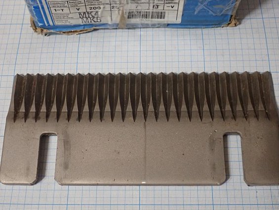 Нож барабанной свеклорезки Maguin DRUM BEET SLICER 2000-600-60 Putsch 1-TV200-25-7A-V 200х89 Konigsf