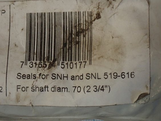 Уплотнение корпуса SKF TSN616L Seals for SNH and SNL 519-616 For shaft diam.70