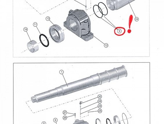 Уплотнение Evolution 50001889 Joint feutre набор из 2 войлочных прокладок FS260