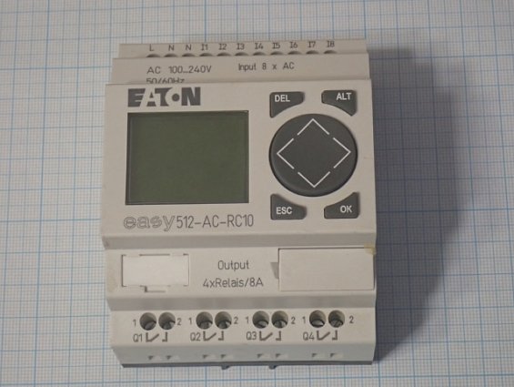 Программируемое реле EATON Moeller easy512-AC-RC10 БЫВШЕЕ В УПОТРЕБЛЕНИИ