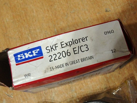 Подшипник 22206e/c3 SKF Explorer 15-made in GREAT BRITAIN