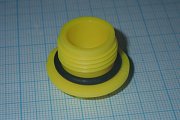 Колпачок пластиковый G1/2" для защиты внутренней резьбы BSP-1/2х14 с уплотнительным кольцом NBR