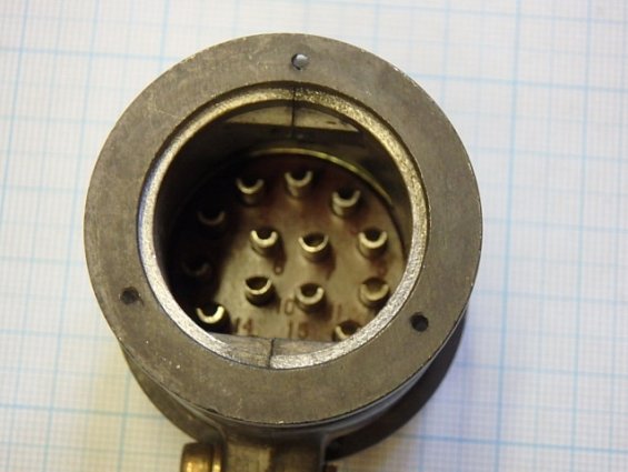 Разъем вилка кабельная ШР36П15ЭГ4 1983г.в.