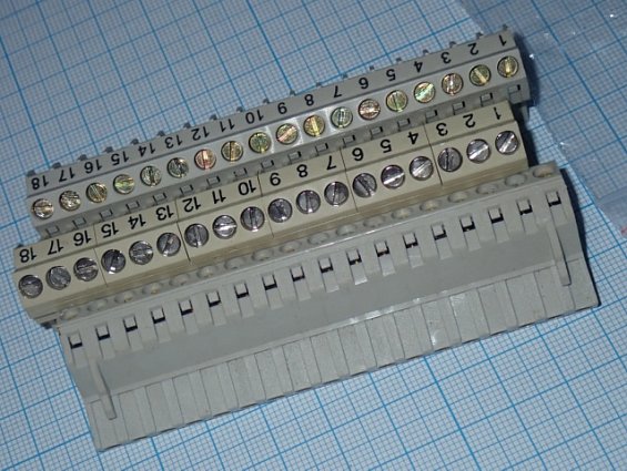 Клеммный блок Schneider Electric 170XTS00100 КОМПЛЕКТ 3ШТ Made in China БЫВШИЙ В УПОТРЕБЛЕНИИ ПОЧТИ