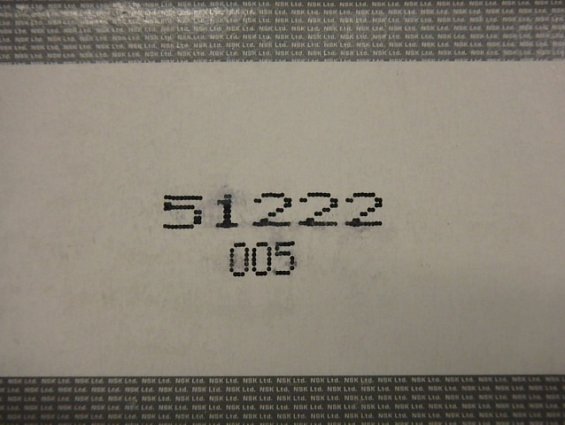 Подшипник NSK 51222 MADE IN JAPAN