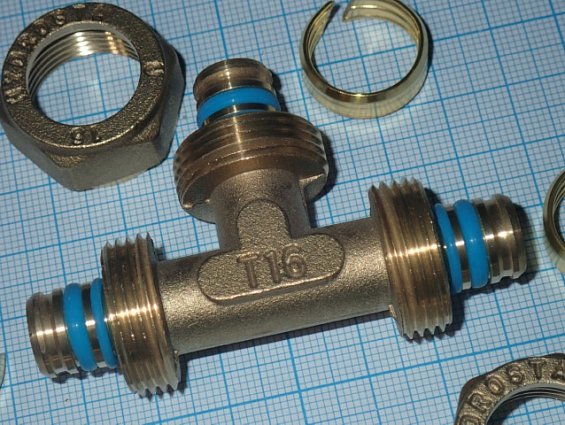 Тройник HYDROSTA MPL T16 16Х16Х16