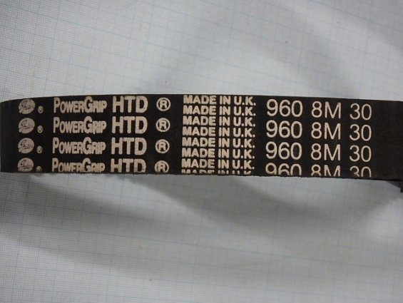 Ремень зубчатый HTD 960 8M 30 Ширина 30мм зубьев 120шт Gates PowerGrip UK Великобритания