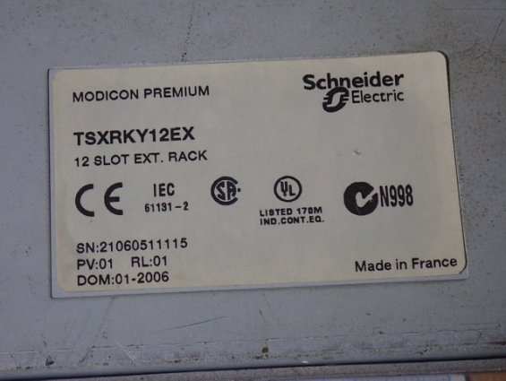 Шасси Schneider Electric TSXRKY12EX БЫВШЕЕ В УПОТРЕБЛЕНИИ