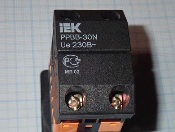 Кнопка iEK PPBB-30N Ue230В~