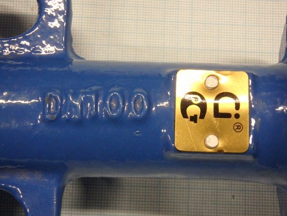 Затвор дисковый поворотный DN100 PN16 +95C голый шток корпус body чугунный ggg-40