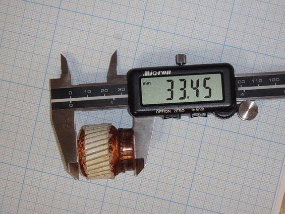 Якорь тахогенератора ВЭМ120 0.01V.r-1.min ТУ3-13М-86 электродвигателя постоянного тока