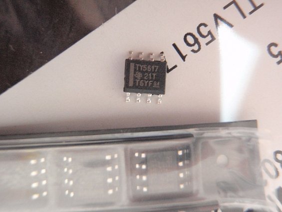 Конвертер ty5617 tlv5617 SOIC8 TI 10-разрядный цифро-аналоговый производитель Texas Instruments