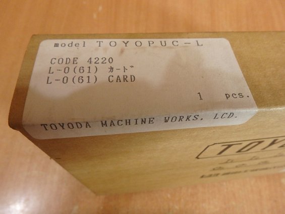 Модуль вывода model toyopuc-L code-4220 L-0(61)-card tp-I445-I output toyoda machine works