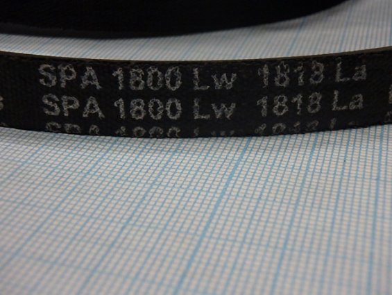 Ремень клиновой SPA 1800 Lw 1818 La EL L=L Rubena ProfiPlus ЧЕХИЯ