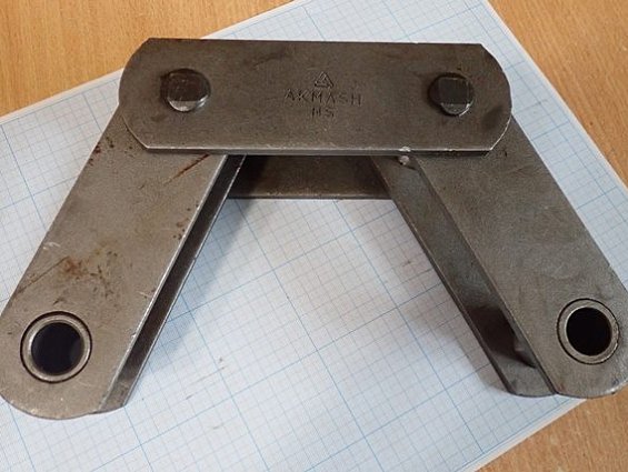 Цепь t=125-3зв Секция С224-125-3 М224-125-3 ГОСТ588-1 3-звена шаг-125мм