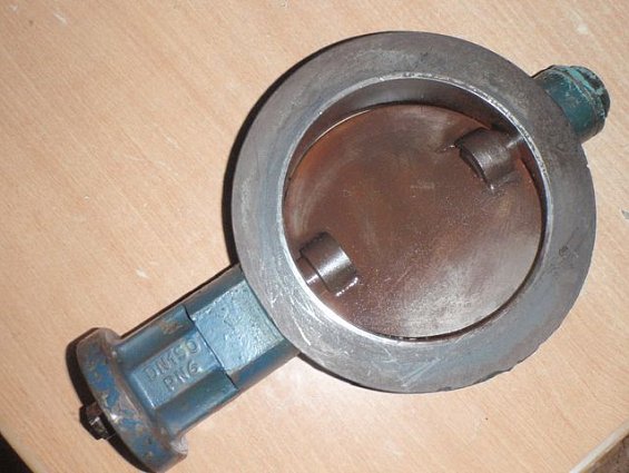 Затвор бывший в употреблении ПРУ-9 DN150 Ду150 Ру6 +150С