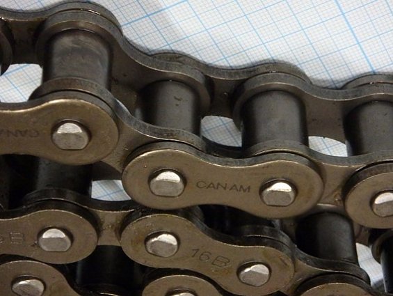 Цепь однорядная CAN-AM 16b-1X102 2.59m DIN8187 BS Roller Chain
