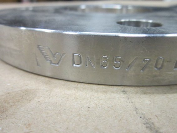 Фланец плоский приварной DN65/70 DIN2577 PN16 SA182 из нержавеющей стали F304/304L 103977