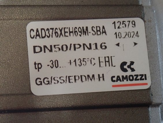 Пневмопривод CAMOZZI CA050 F03/05 CAD376XEH69M-SBA 8bar DN50/PN16 -30...+135С