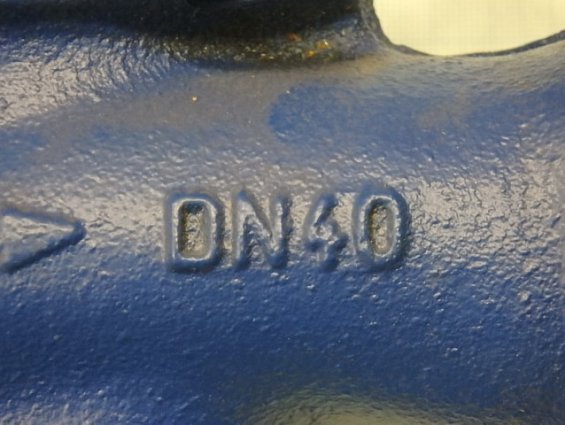 Клапан обратный чугунный фланцевый V287-040 DN40 PN16 EN-JL1040 серый чугун Tмакс.=300гр.С