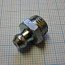 Пресс-масленка коническая оцинкованная H1 G1/8" PTF-VZ-SK-SW 11 прямая закаленная