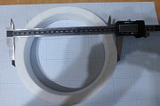 Втулка фторопластовая Ф4 белая кольцо 210/172х30 ТУ6-05-810-88 Dвнешний=210мм Dвнутренний=172мм