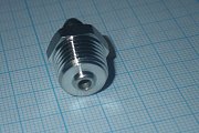 Пресс-масленка прямая с трубной конической резьбой R 1/4" нержавеющая сталь AISI316 РЕЗЬБА ПРОСЛАБЛЕ