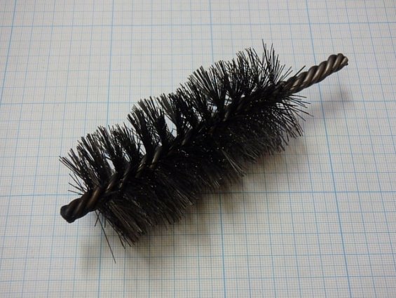 Щетка-ерш стальной Д45х95х145х3.0х0.3мм D45х95х145х3.0х0.3mm диаметр-Ф45мм длина ворса-95мм