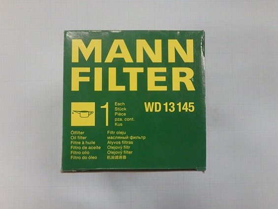 Фильтр масляный mann filter WD13145 tg filter tgo-505 tgo505