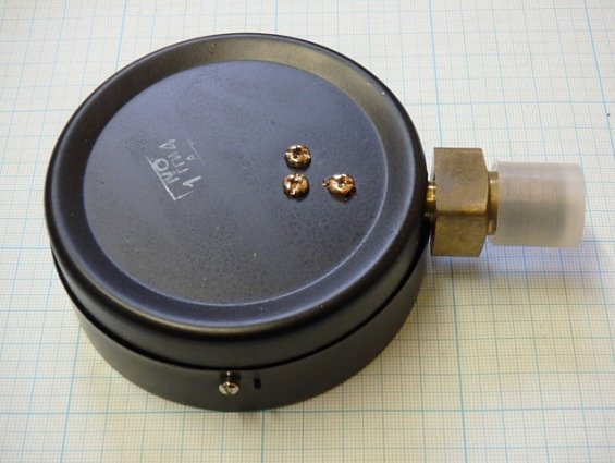 Мановакуумметр ФИЗТЕХ МВП3-Уф -1-0-5kgf/cm2 Ф100мм IP40 Кл.т.1.5 М20х1.5 ГОСТ2405-88