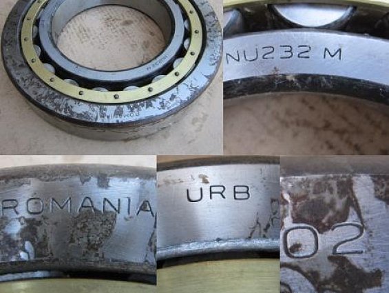 Подшипник NU232 M URB 02 ROMANIA РУМЫНИЯ подшипник для немецких центрифуг для сахарных заводов