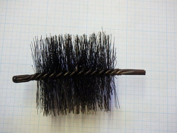 Щетка-ерш стальной Д84х90х130х3.0х0.3мм D84х90х130х3.0х0.3mm диаметр-Ф84мм длина ворса-90мм длина об