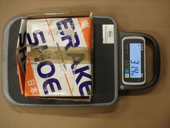 Колодки тормозные барабанные FN4434 JNBK 4шт комплект на два передних колеса