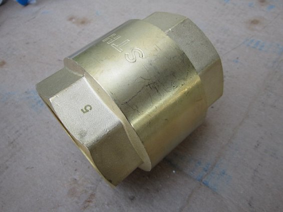 Клапан обратный латунный для воды STH 10309 NY 2 1/2" ДУ65 DN65 РУ16