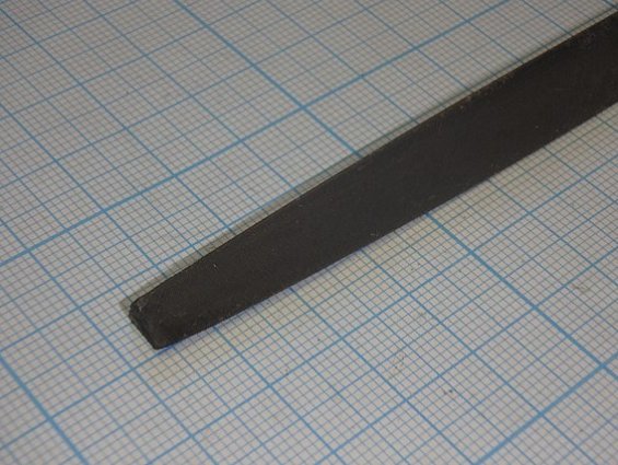 Напильник трехгранный без ручки длина 150мм насечка №4