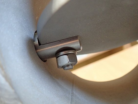 Затвор поворотный дисковый DN100 нержавеющий не герметичный зазор-2мм для сыпучих материалов