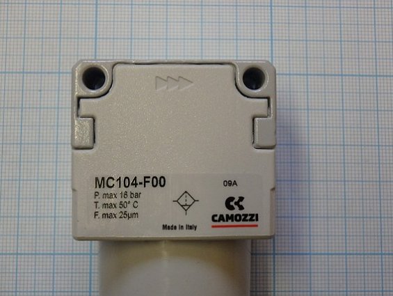 Фильтр Camozzi mc104-f00 16bar 25мкм 1/4 2000л/мин сжатого воздуха