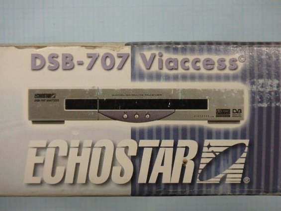 Ресивер цифровой спутниковый ECHOSTAR DSB-707 VIACCESS с пультом дистанц. управления БУ