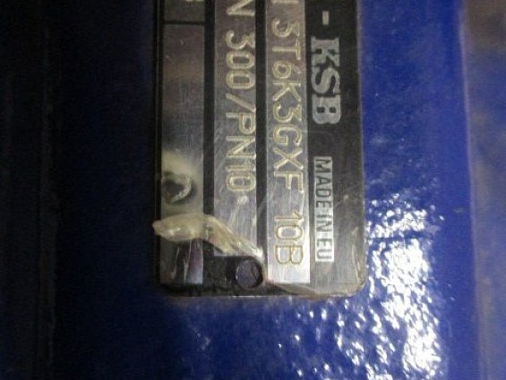 Затвор поворотный amri-ksb DN300 РN10 h122h 3t6k3gxf-10b GGG40 epdm с редуктором Rh1081 mr50 amri-ks