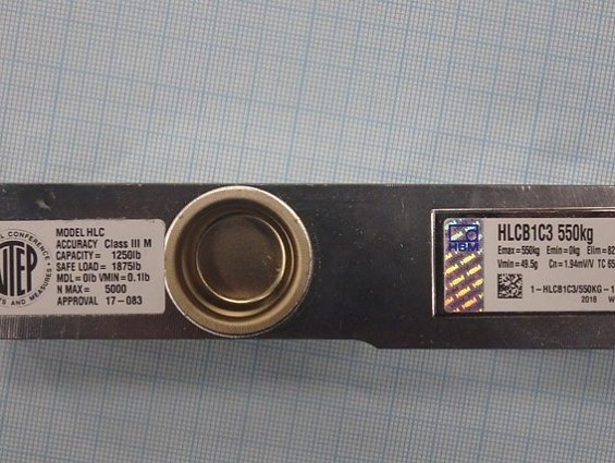Тензодатчик HBM 1-HLCB1C3/550KG-1 HLCB1C3 550kg Emax=550kg