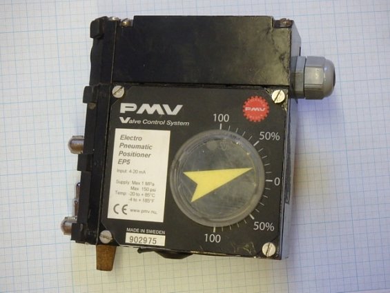 Позиционер электропневматический PMV EP5 4-20mA Electro Pneumatic Positioner бывший в употреблении